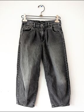 GUESS Girls Size 8 Barrel Leg Jeans – Y2K 90s Revival, Balloon Fit Streetwear